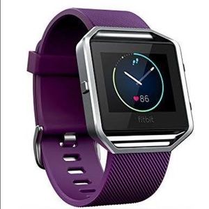 Fitbit Blaze in plum, sz small